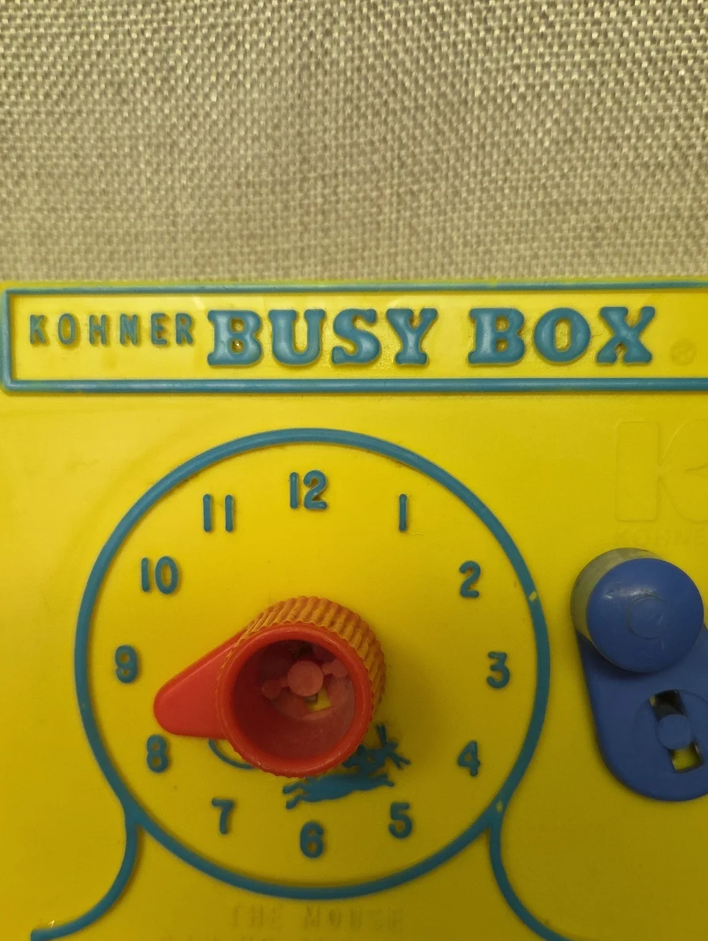 Vintage Kohner No.505 Busy‎ Box Crib Toy Made In USA